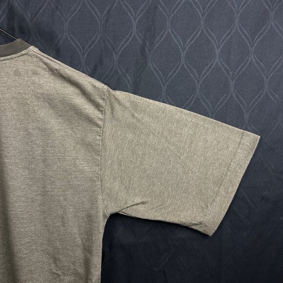 Vintage 90s Bugle Boy T Shirt Mens Medium Green Short Sleeve Single Stitch Tee - Picture 11 of 16